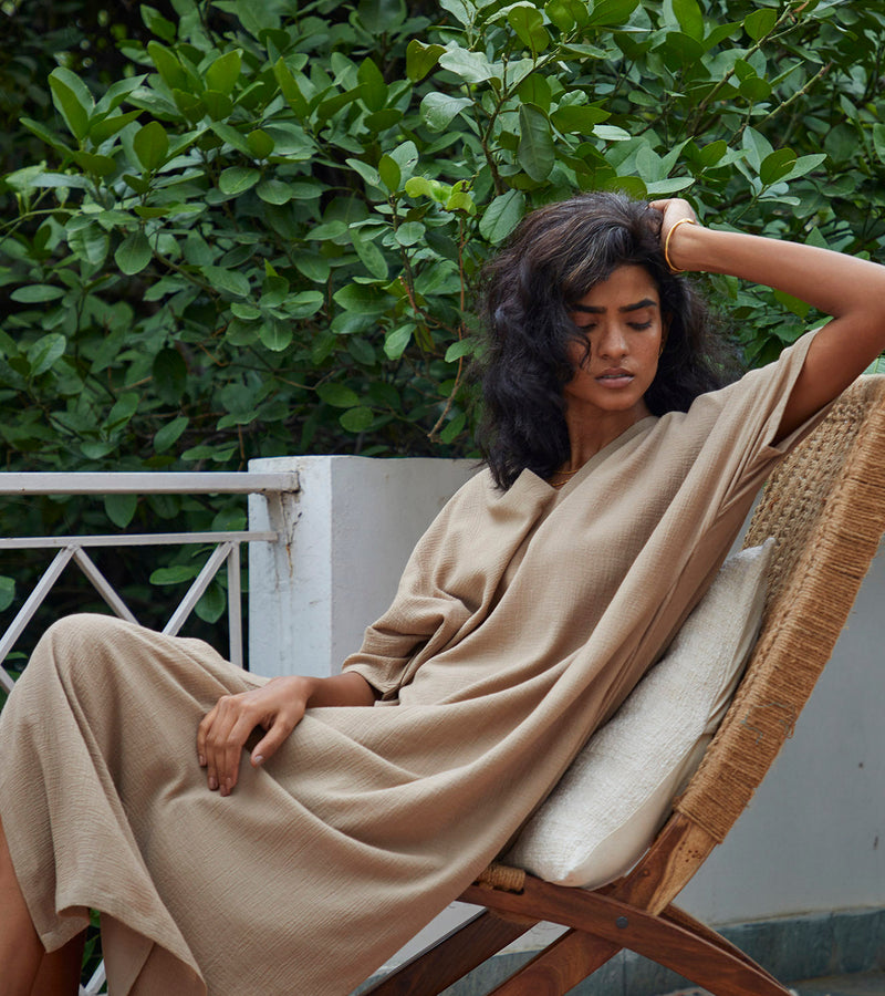Hazel Kaftan Lounge Wear by Khara Kapas for women in Singapore
