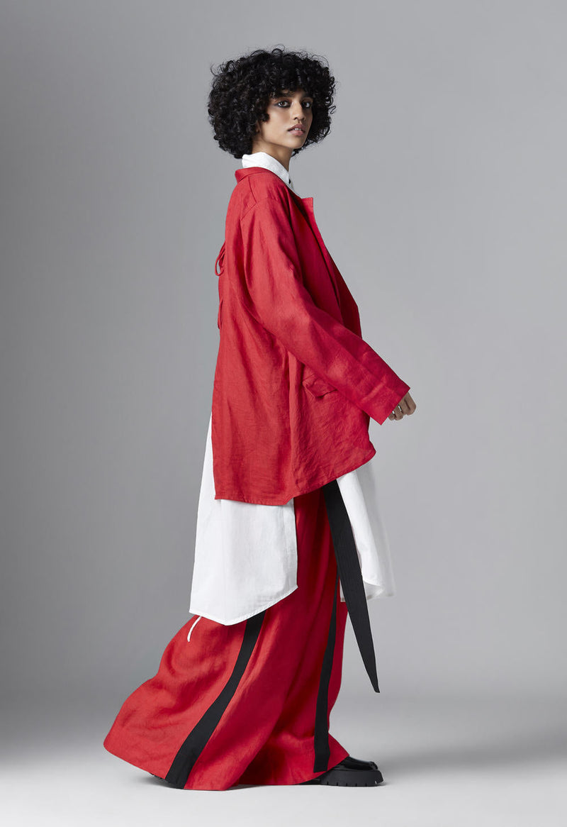 Irie Jacket linen Jackets & Overlays by Chola for women in Singapore