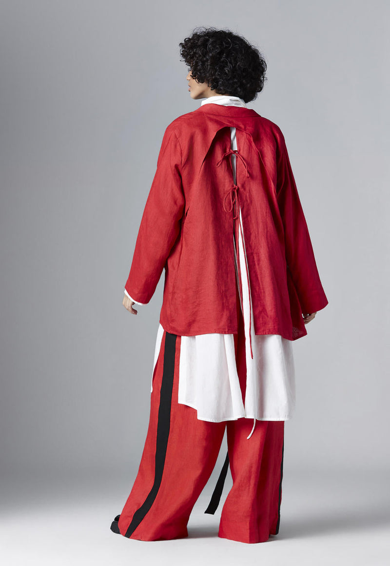 Irie Jacket linen Jackets & Overlays by Chola for women in Singapore