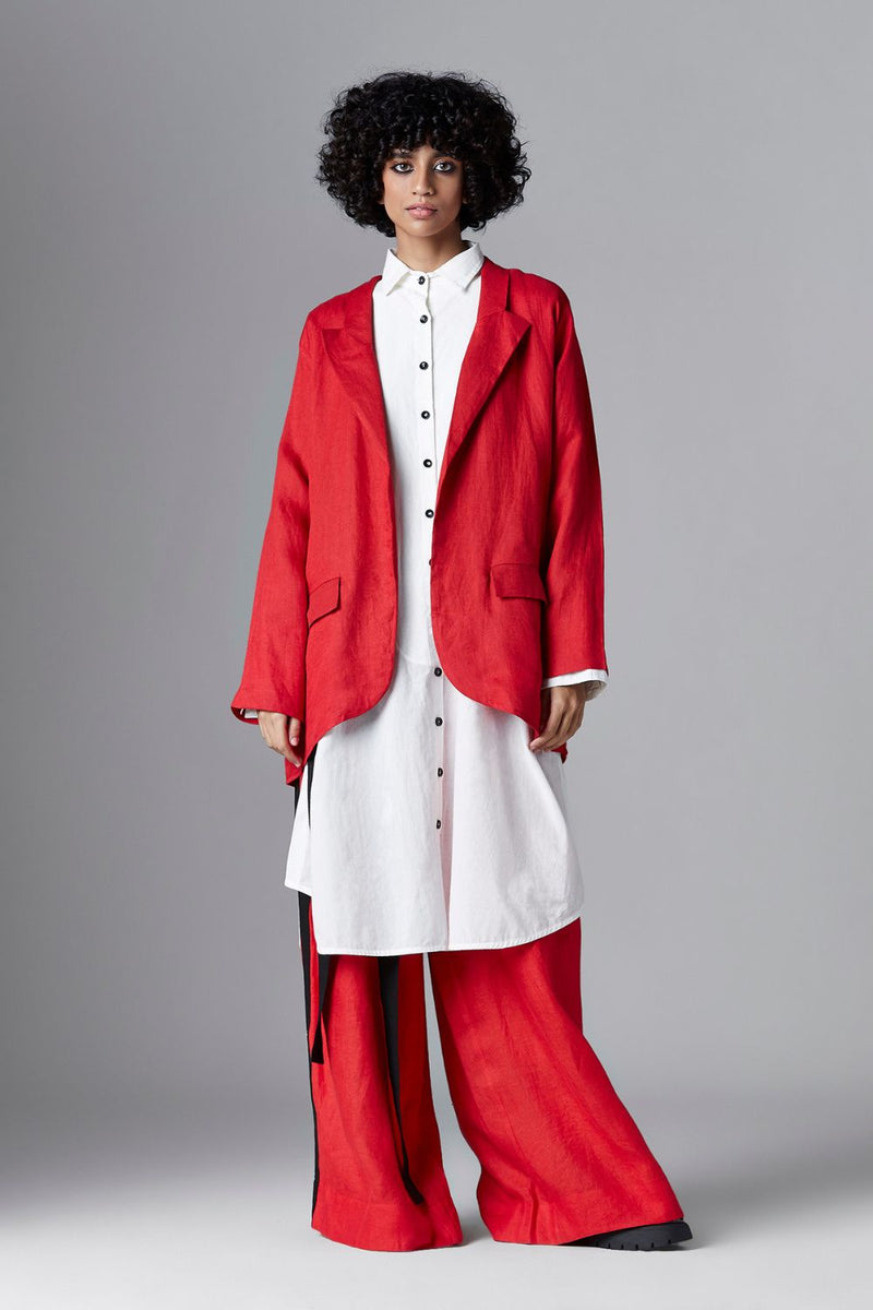 Irie Jacket linen Jackets & Overlays by Chola for women in Singapore
