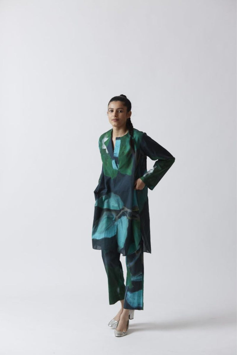 JADE COTTON KURTA SET Kurta Sets by Yam for women in Singapore