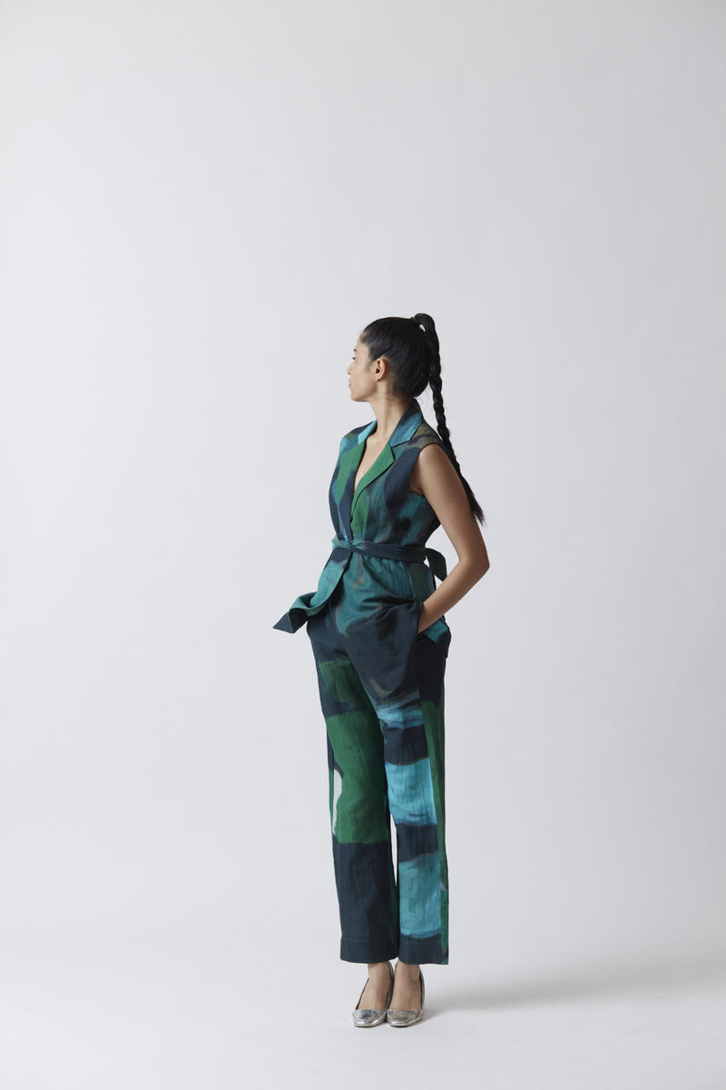 JADE JACKET SET linen Co-ord Set by Yam for women in Singapore