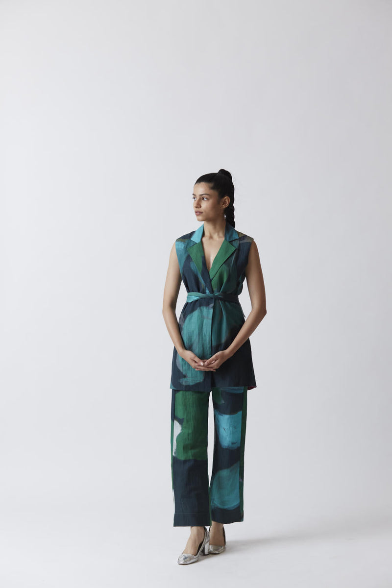 JADE JACKET SET linen Co-ord Set by Yam for women in Singapore