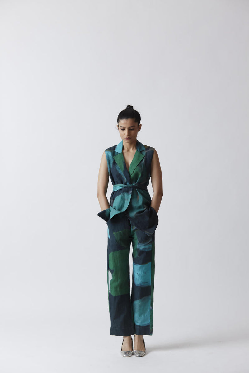 JADE JACKET SET linen Co-ord Set by Yam for women in Singapore