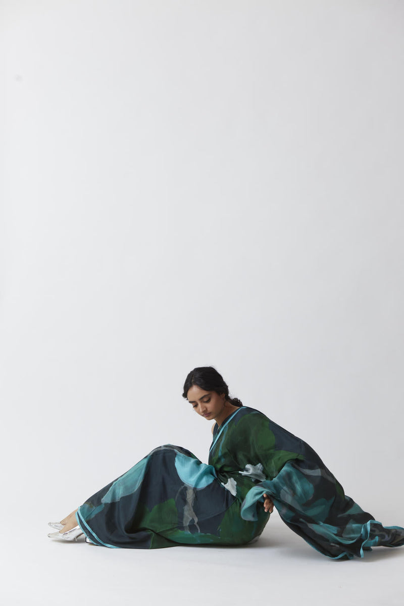 JADE SILK SAREE Sarees by Yam for women in Singapore