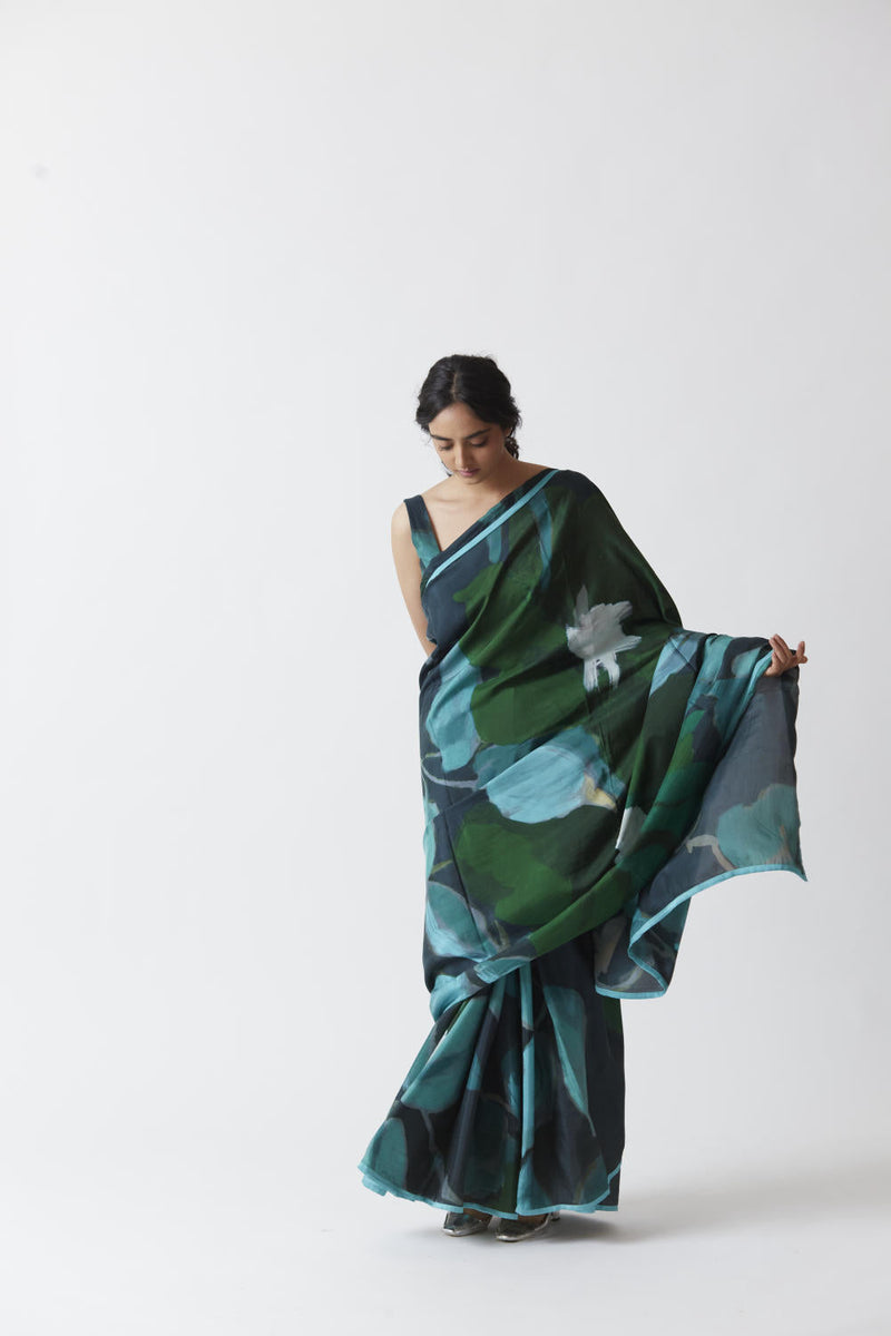JADE SILK SAREE Sarees by Yam for women in Singapore