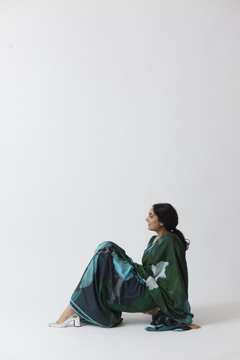JADE SILK SAREE Sarees by Yam for women in Singapore