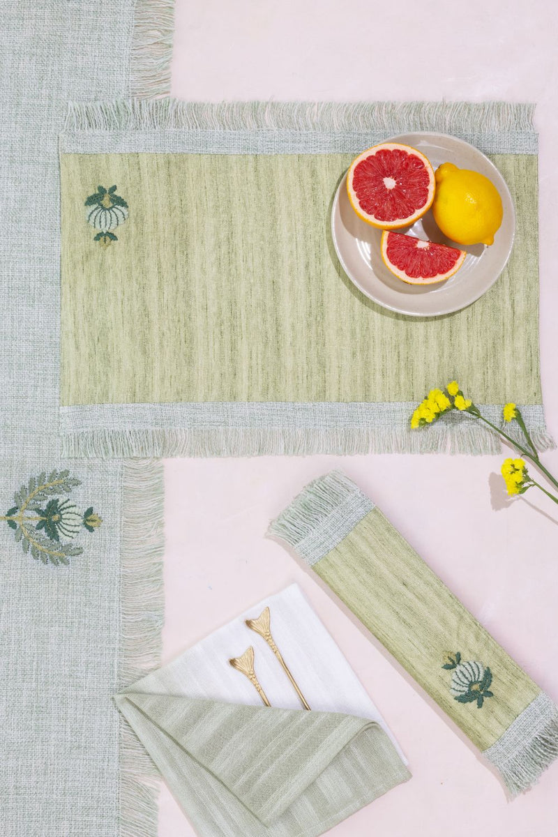Juniper Table Runner linen by Gado Living for in Singapore