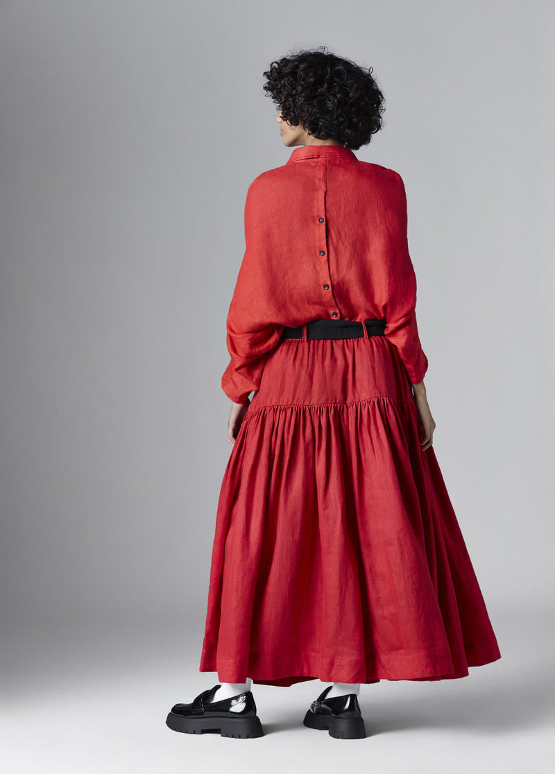 Lexly Skirt linen Skirts by Chola for women in Singapore