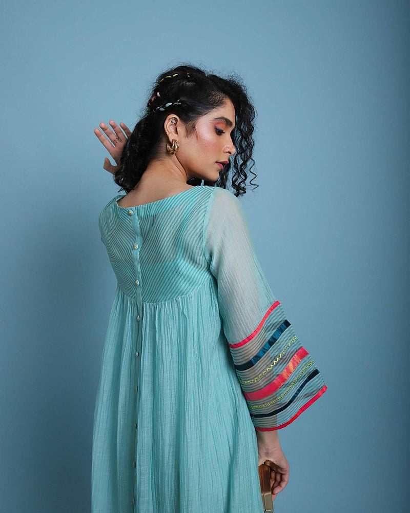 Life in Pink Center Puckering dress Dress by Rajiramniq for women in Singapore