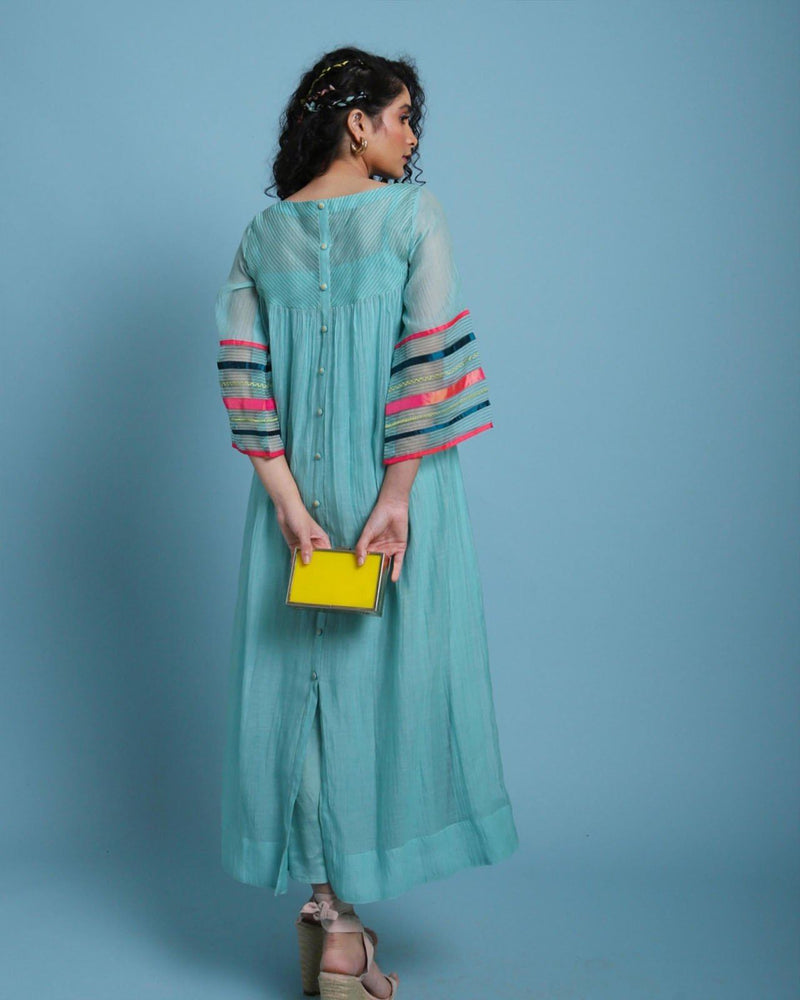 Life in Pink Center Puckering dress Dress by Rajiramniq for women in Singapore