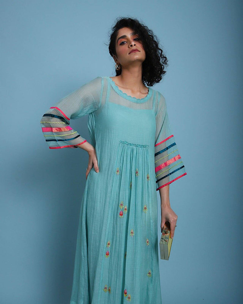 Life in Pink Center Puckering dress Dress by Rajiramniq for women in Singapore