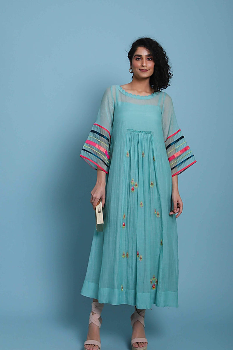 Life in Pink Center Puckering dress Dress by Rajiramniq for women in Singapore