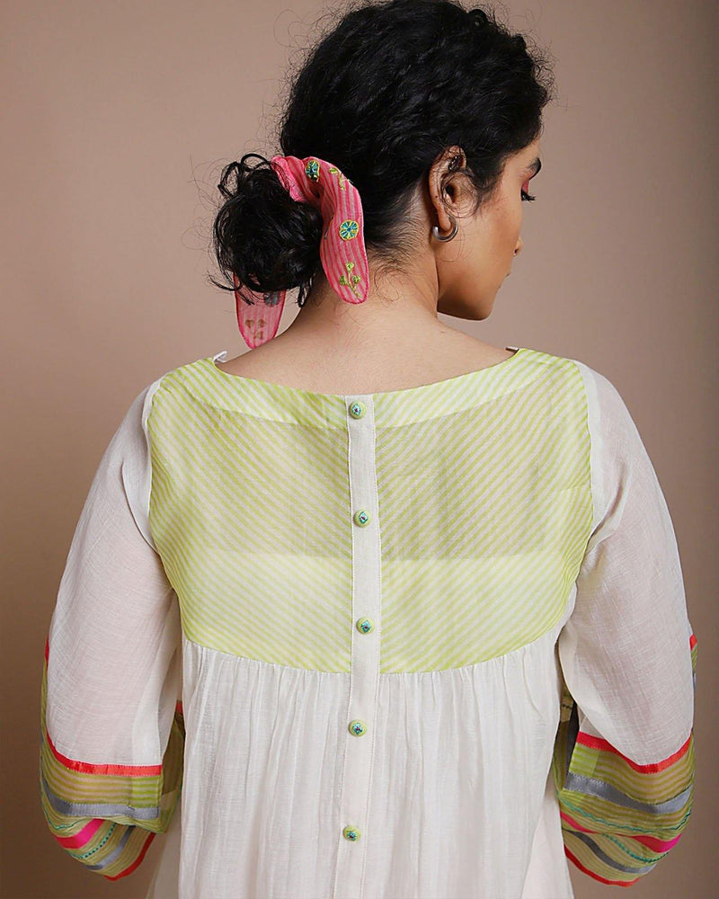 Life in Pink Center Puckering Kurta Kurta Sets by Rajiramniq for women in Singapore