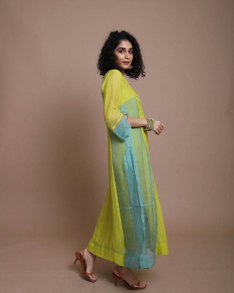 Life In Pink Yoke flower sleeves kurta set Co-ord Set,Kurta Sets by Rajiramniq for women in Singapore