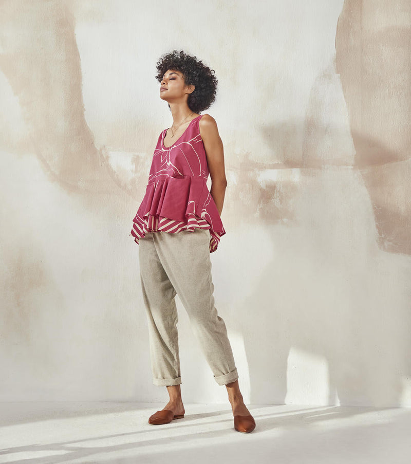 Life Of Tulip Top by Khara Kapas for women in Singapore