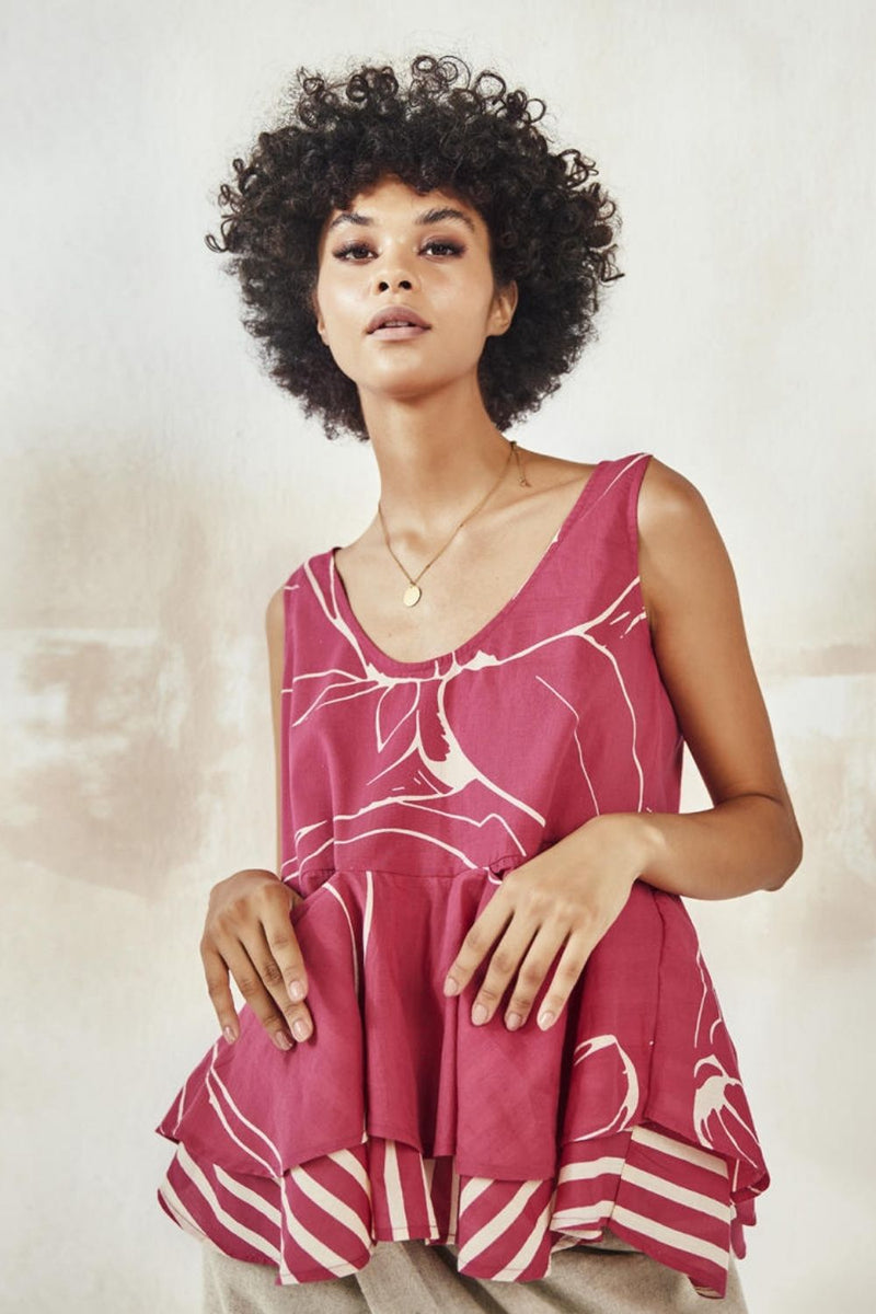 Life Of Tulip Top by Khara Kapas for women in Singapore