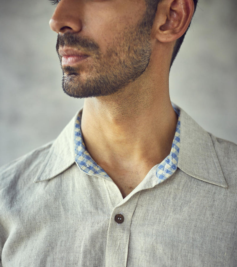 Light House Shirt by Khara Kapas Men for men in Singapore