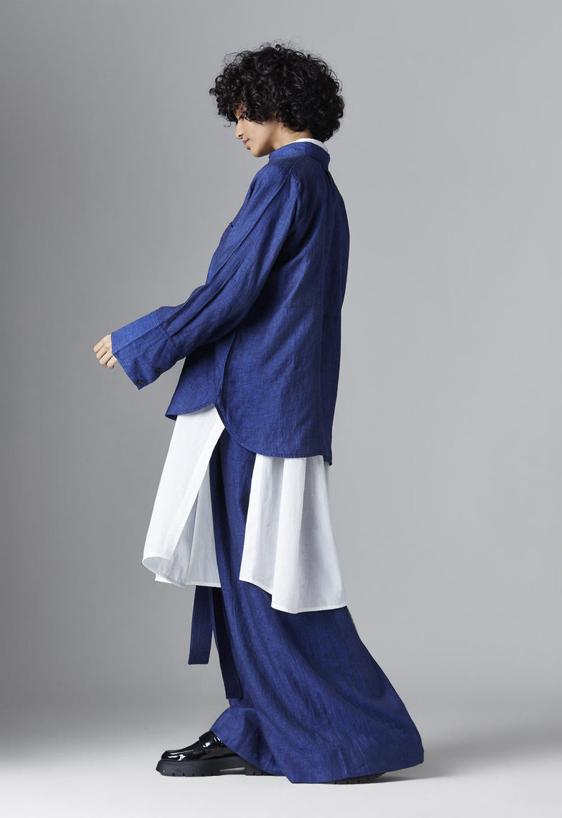 Livie Shirt linen Skirts by Chola for women in Singapore