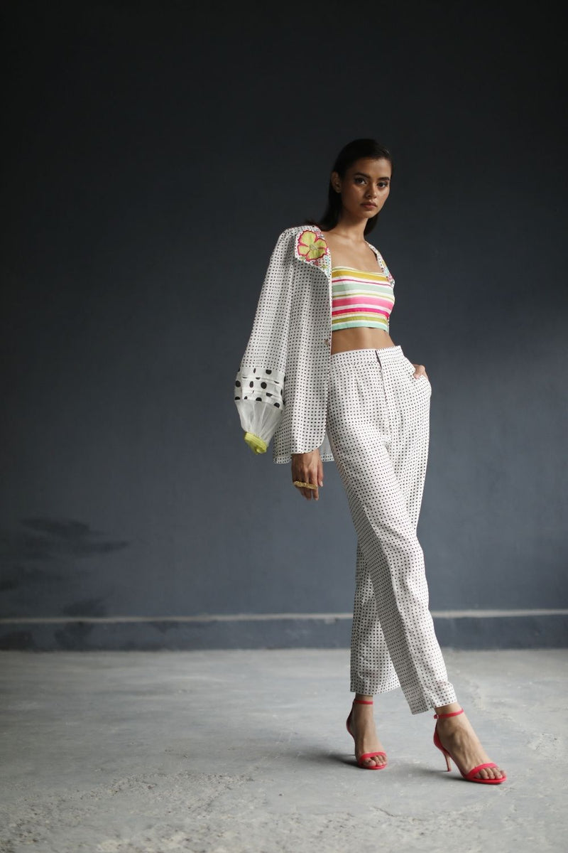 LOVE TO DOT BLAZER SET Co-ord Set by Rajiramniq for women in Singapore