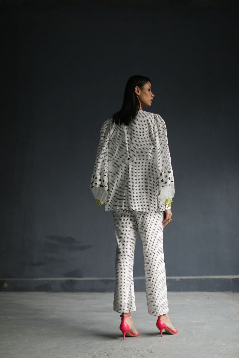 LOVE TO DOT BLAZER SET Co-ord Set by Rajiramniq for women in Singapore