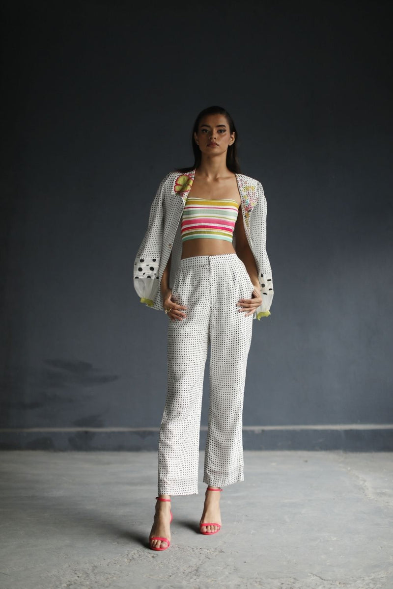LOVE TO DOT BLAZER SET Co-ord Set by Rajiramniq for women in Singapore
