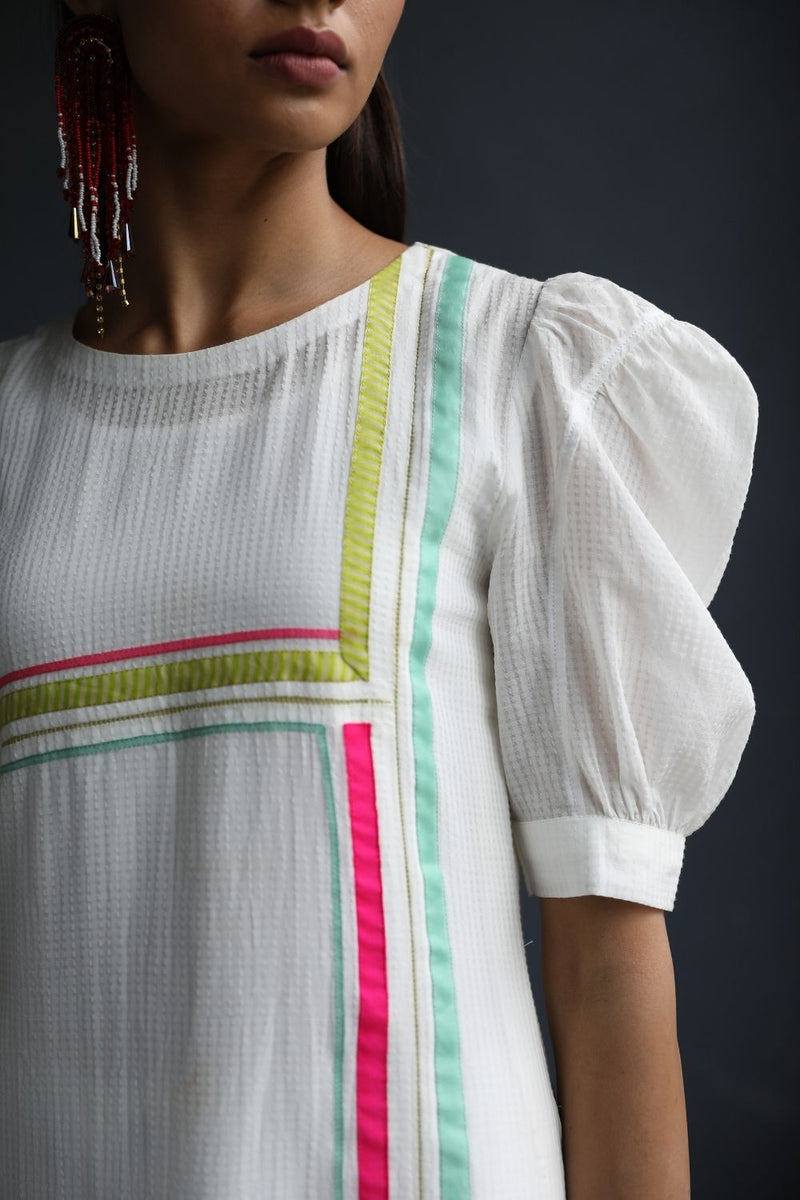 LOVE TO DOT LINE KURTA SET Kurta Sets by Rajiramniq for women in Singapore