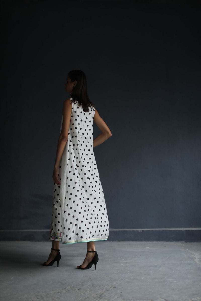 LOVE TO DOT OVERLAP KURTA SET Kurta Sets by Rajiramniq for women in Singapore