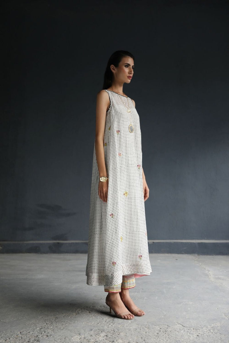 LOVE TO DOT SIDE PINTUCKS KURTA SET Kurta Sets by Rajiramniq for women in Singapore
