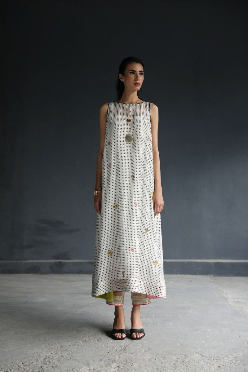 LOVE TO DOT SIDE PINTUCKS KURTA SET Kurta Sets by Rajiramniq for women in Singapore