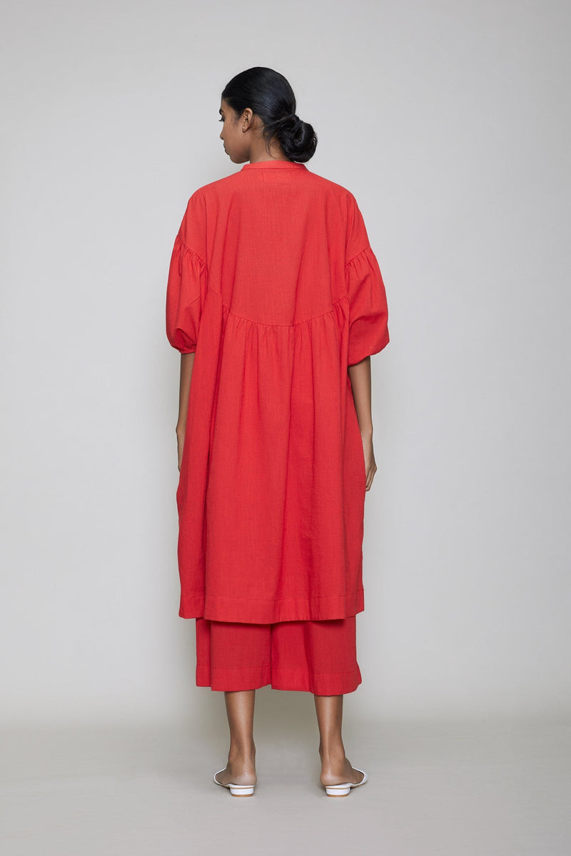 MATI ACRA TUNIC SET - RED Co-ord Set by Mati for women in Singapore