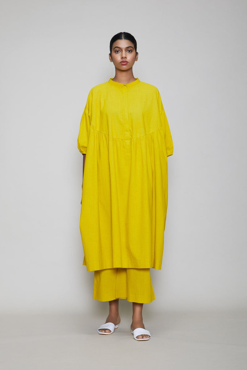 MATI ACRA TUNIC SET - YELLOW Co-ord Set by Mati for women in Singapore