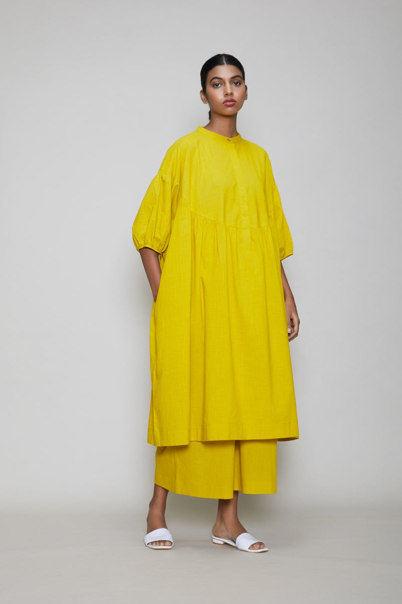 MATI ACRA TUNIC SET - YELLOW Co-ord Set by Mati for women in Singapore