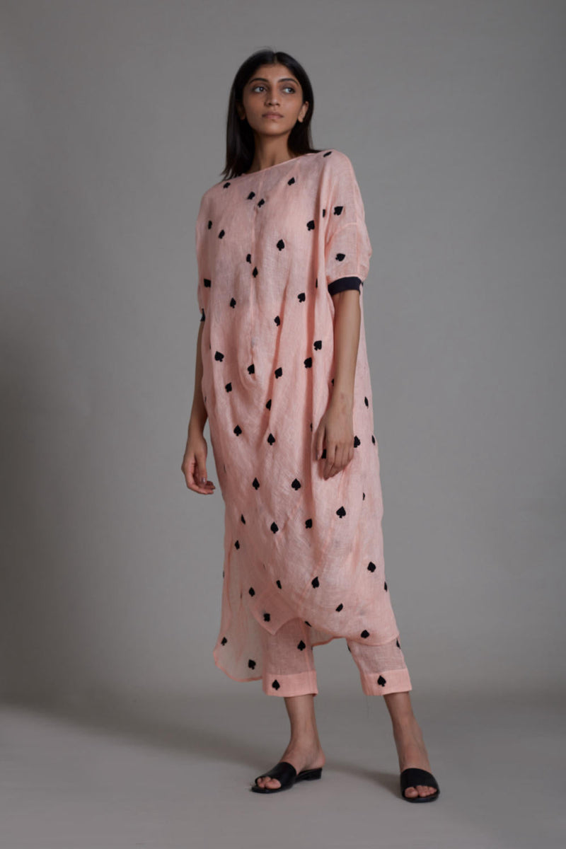 MATI CALL SET-PINK linen Co-ord Set by Mati for women in Singapore