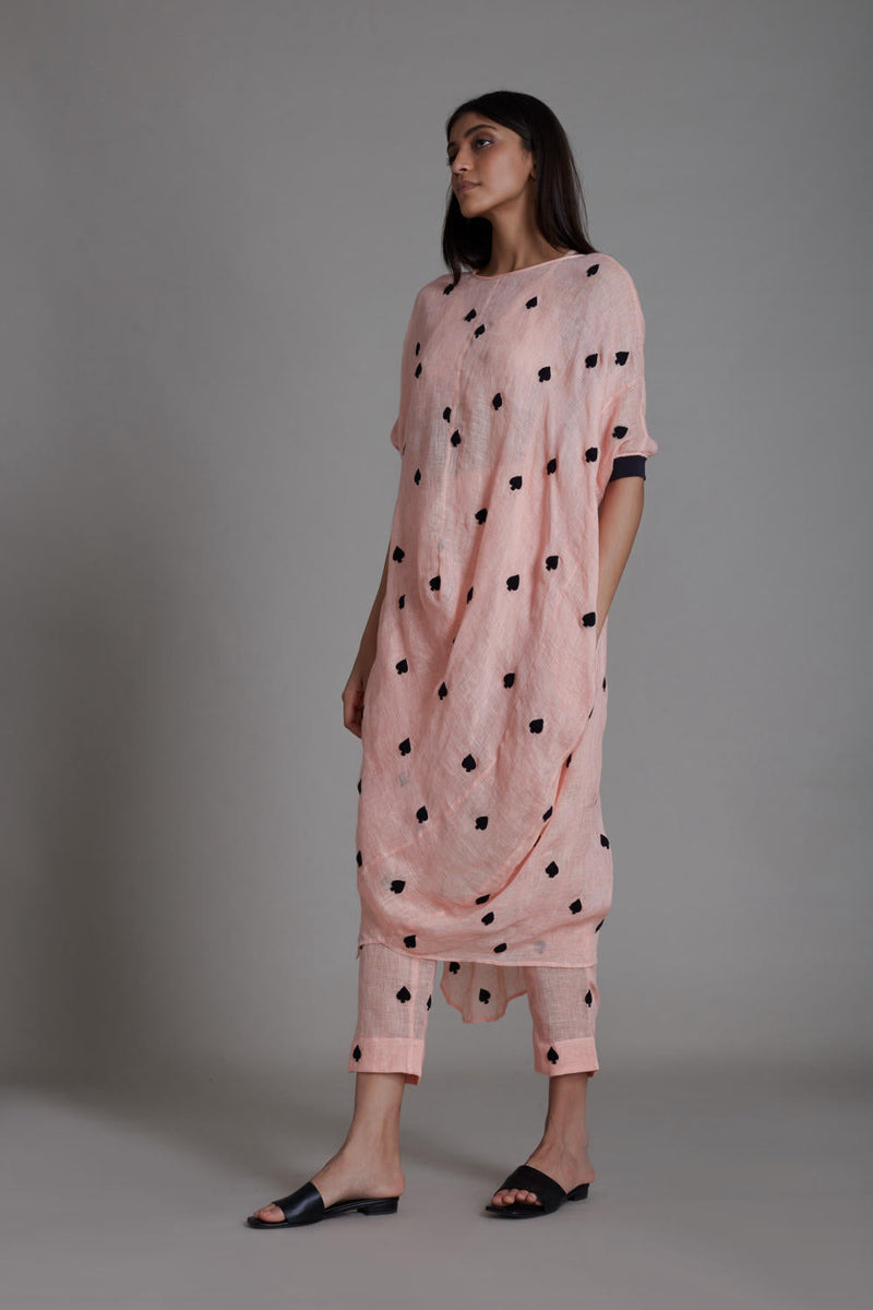 MATI CALL SET-PINK linen Co-ord Set by Mati for women in Singapore