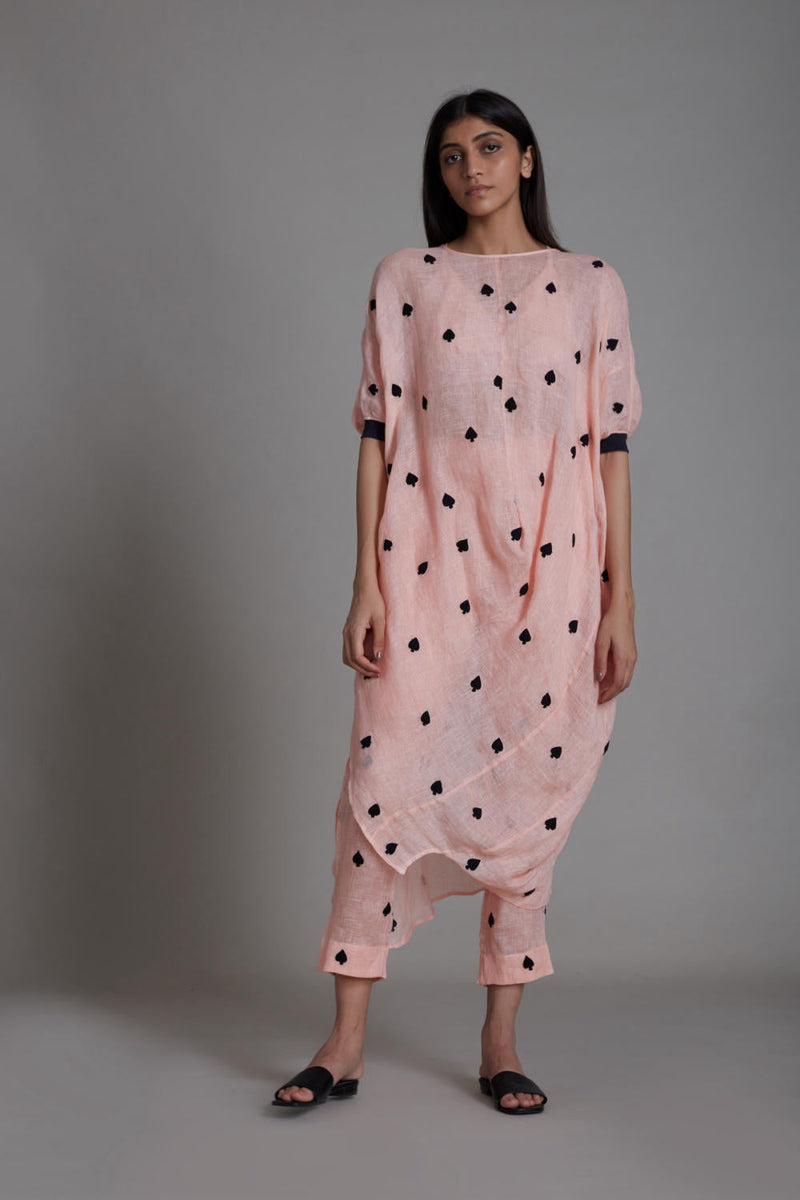 MATI CALL SET-PINK linen Co-ord Set by Mati for women in Singapore