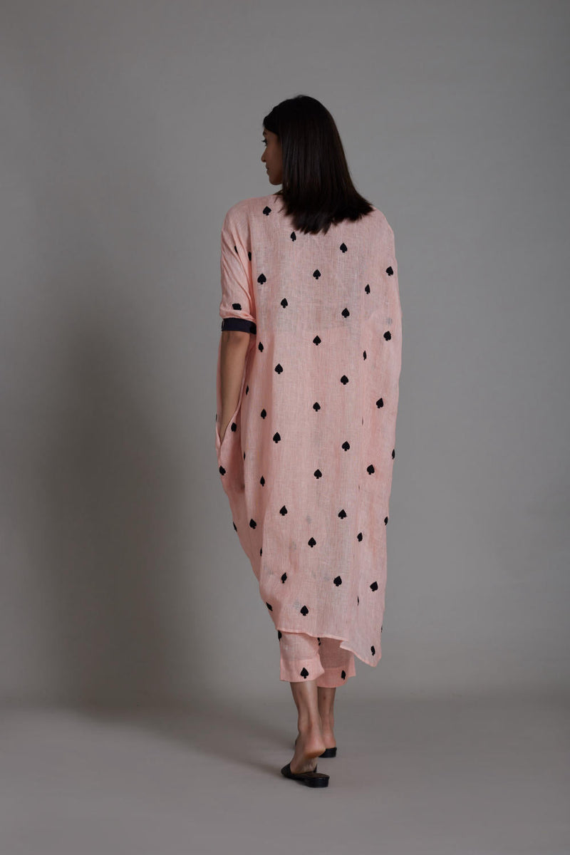 MATI CALL TUNIC-PINK linen Top & Tunics by Mati for women in Singapore