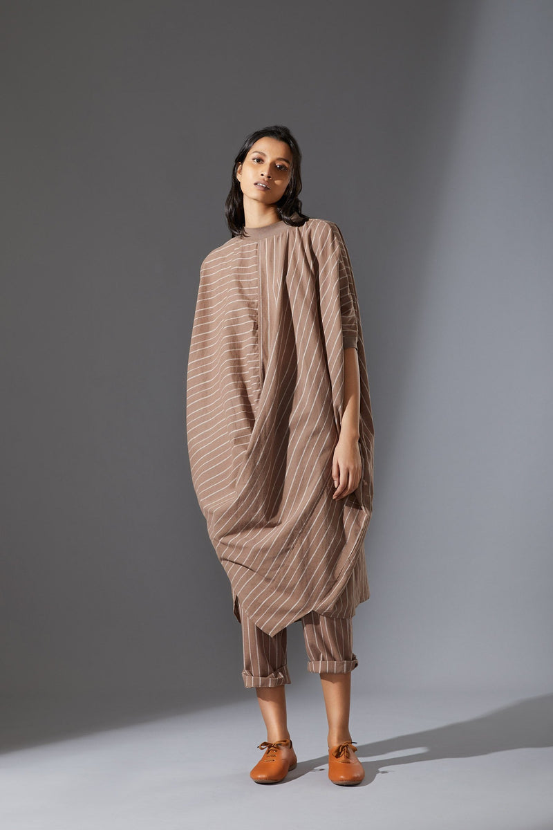 MATI COWL DRESS - AW BEIGE Dress by Mati for women in Singapore