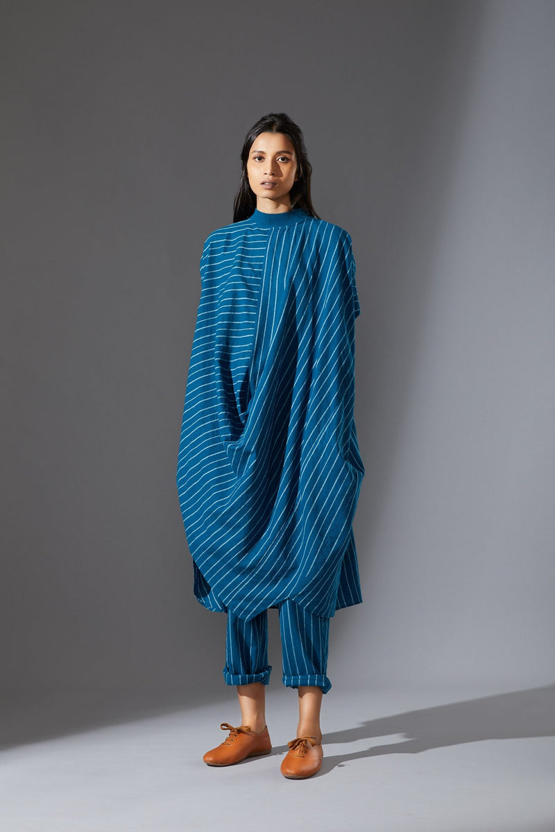 MATI COWL DRESS-AWBLUE Dress by Mati for women in Singapore