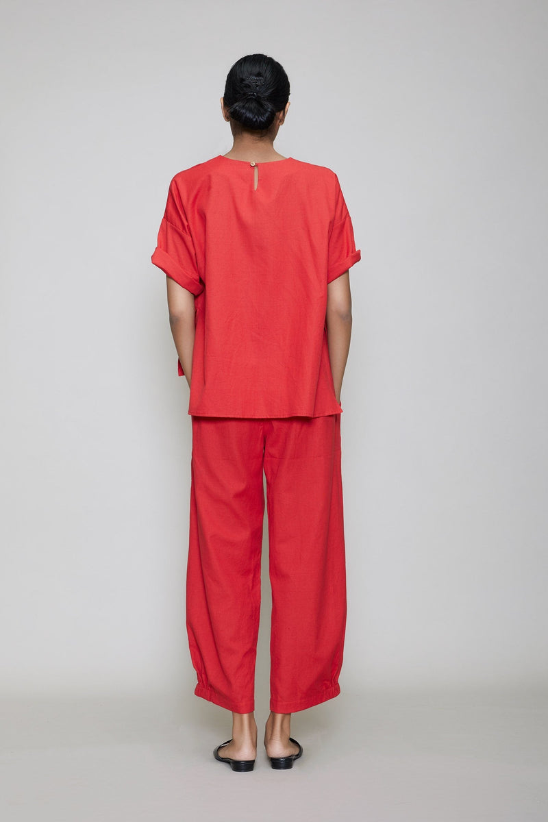 MATI EKIN & HERA CO-RD SET - RED Co-ord Set by Mati for women in Singapore