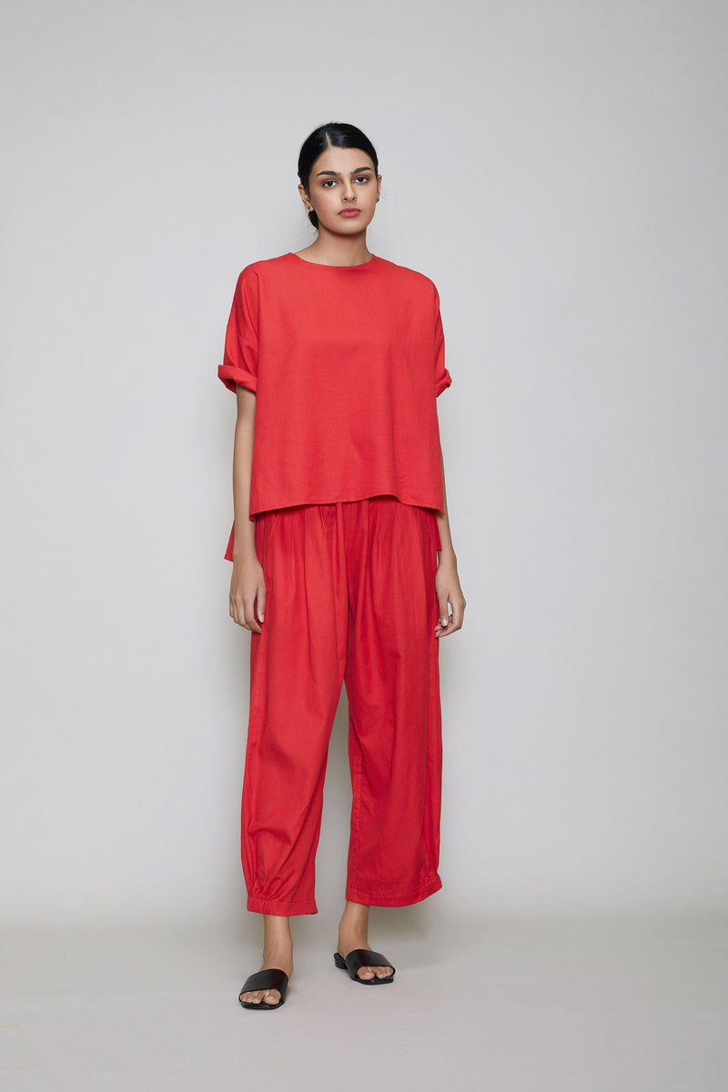 MATI EKIN & HERA CO-RD SET - RED Co-ord Set by Mati for women in Singapore