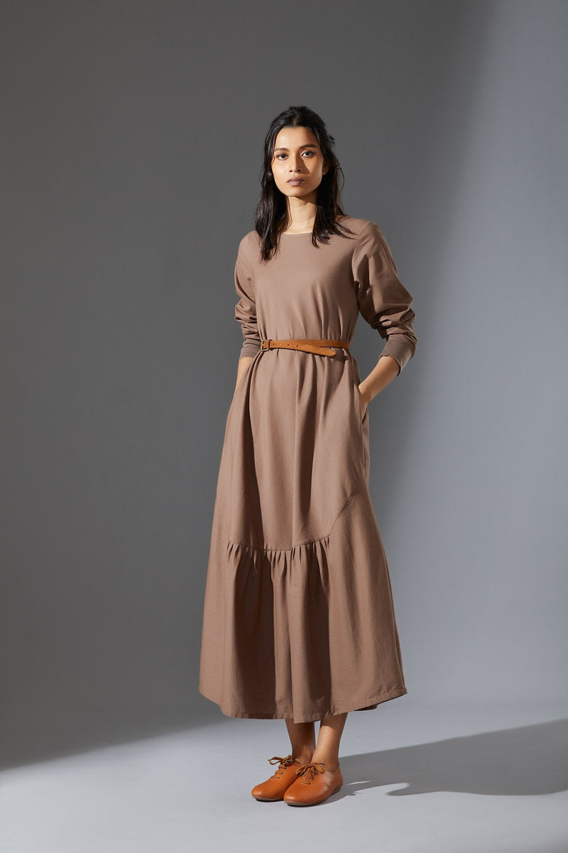 MATI HOODED KOZA - AW BEIGE Jackets & Overlays by Mati for women in Singapore