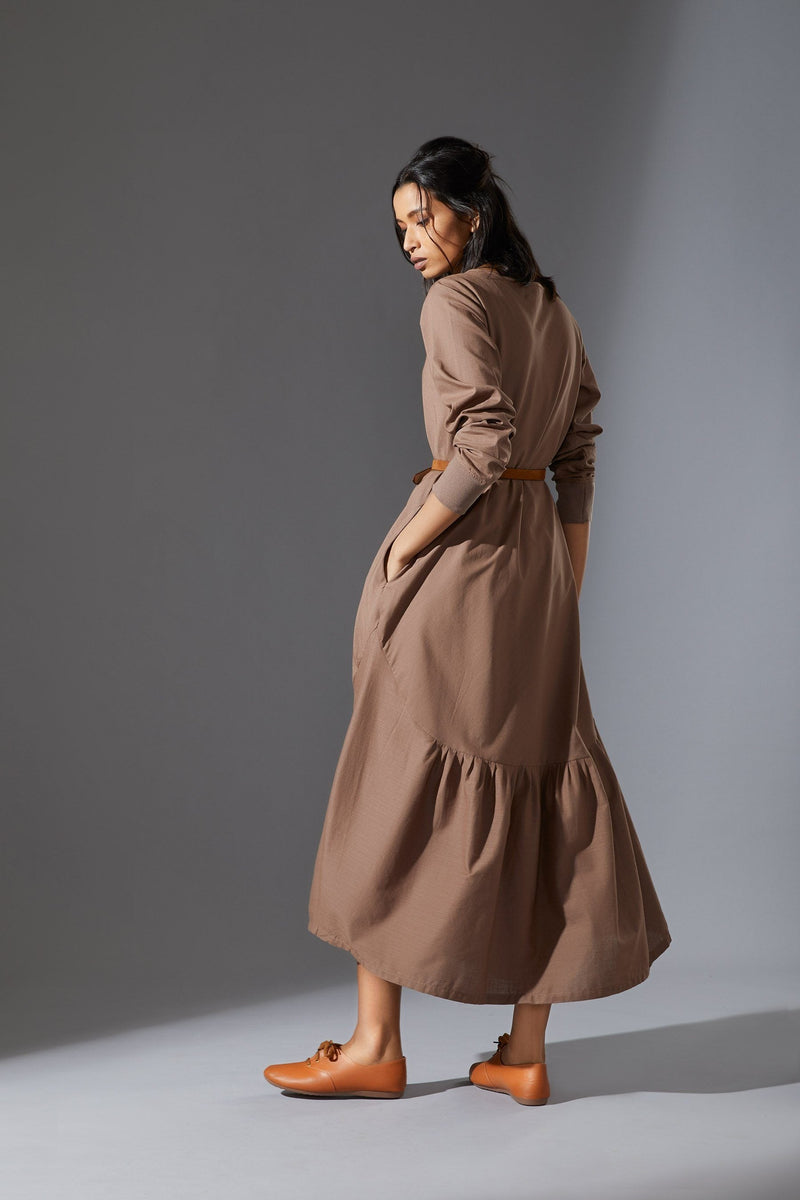MATI HOODED KOZA - AW BEIGE Jackets & Overlays by Mati for women in Singapore
