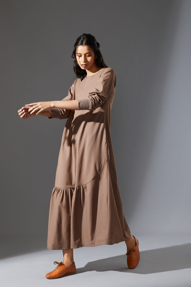 MATI HOODED KOZA - AW BEIGE Jackets & Overlays by Mati for women in Singapore