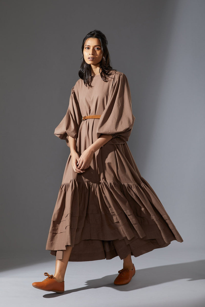 MATI KAAVYA AAKAAR - AW BEIGE Dress by Mati for women in Singapore
