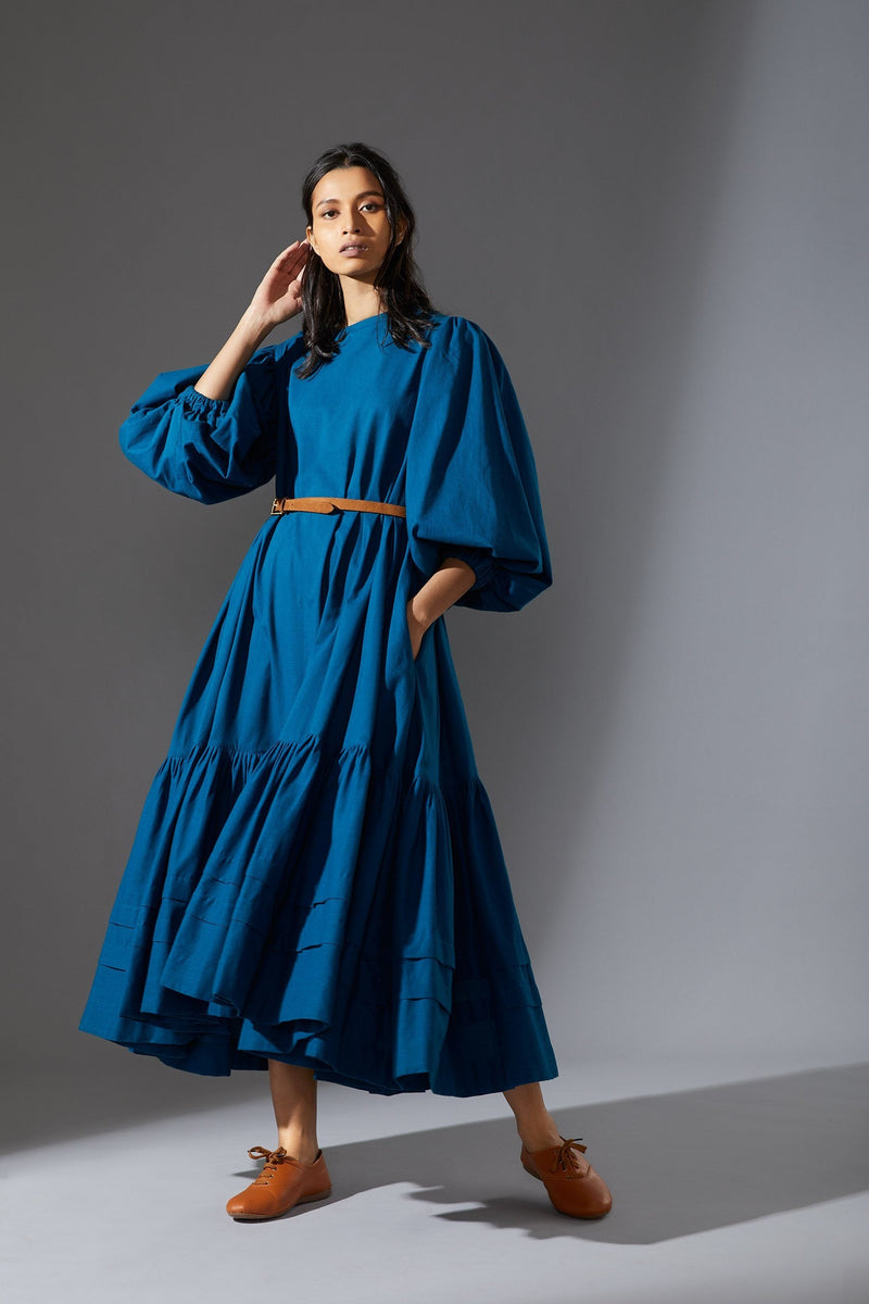 MATI KAAVYA AAKAAR - AW BLUE Dress by Mati for women in Singapore