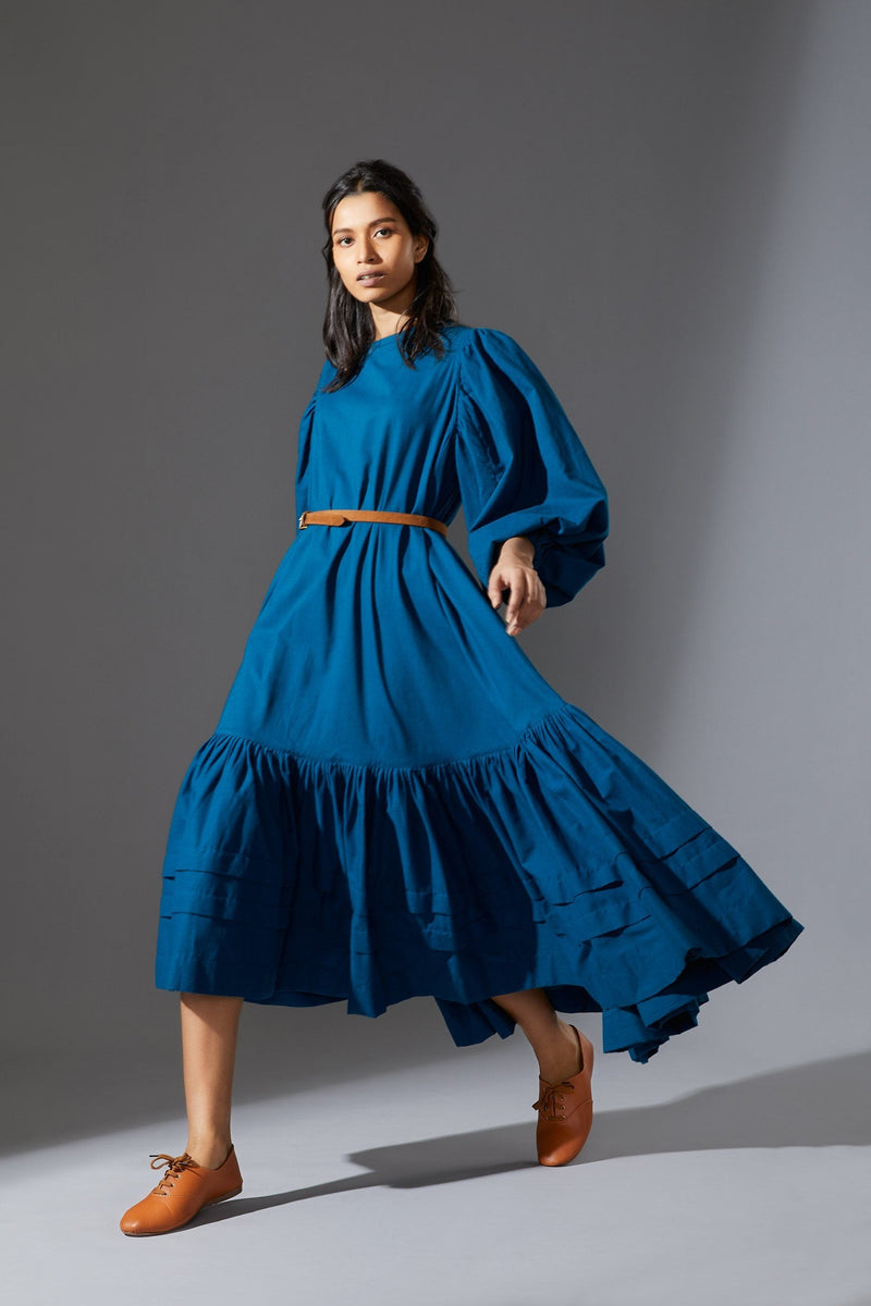 MATI KAAVYA AAKAAR - AW BLUE Dress by Mati for women in Singapore
