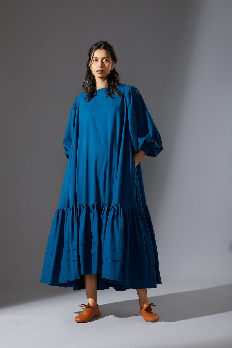 MATI KAAVYA AAKAAR - AW BLUE Dress by Mati for women in Singapore