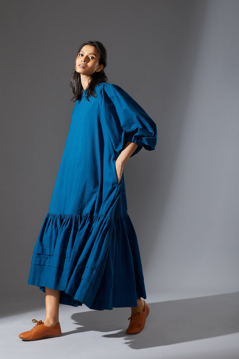 MATI KAAVYA AAKAAR - AW BLUE Dress by Mati for women in Singapore