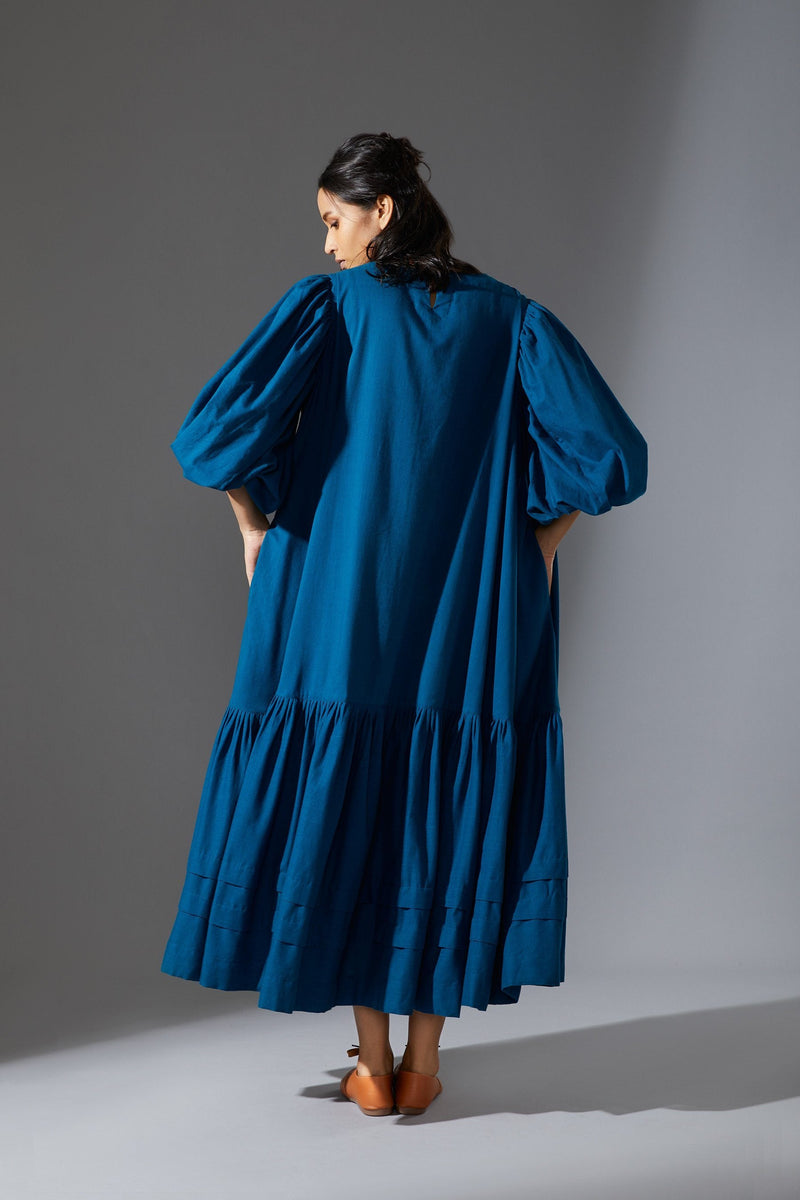 MATI KAAVYA AAKAAR - AW BLUE Dress by Mati for women in Singapore